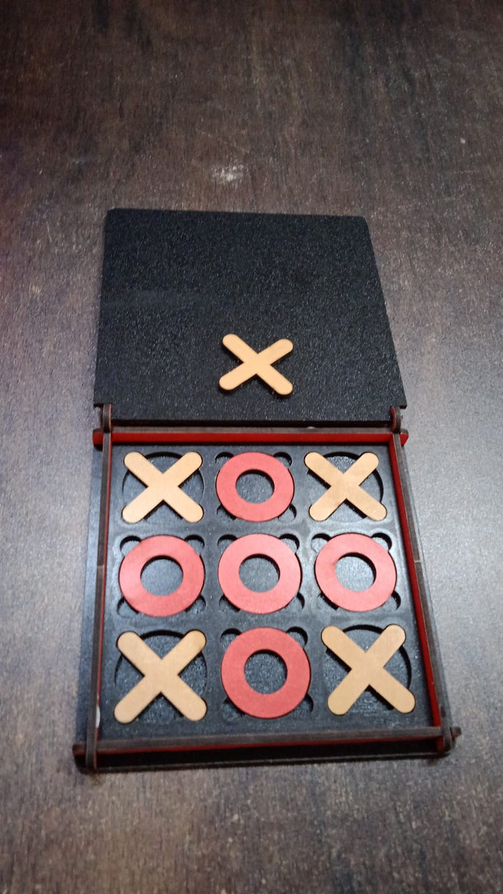 X & Zero Wooden Board Game (1 Set) - TezCart