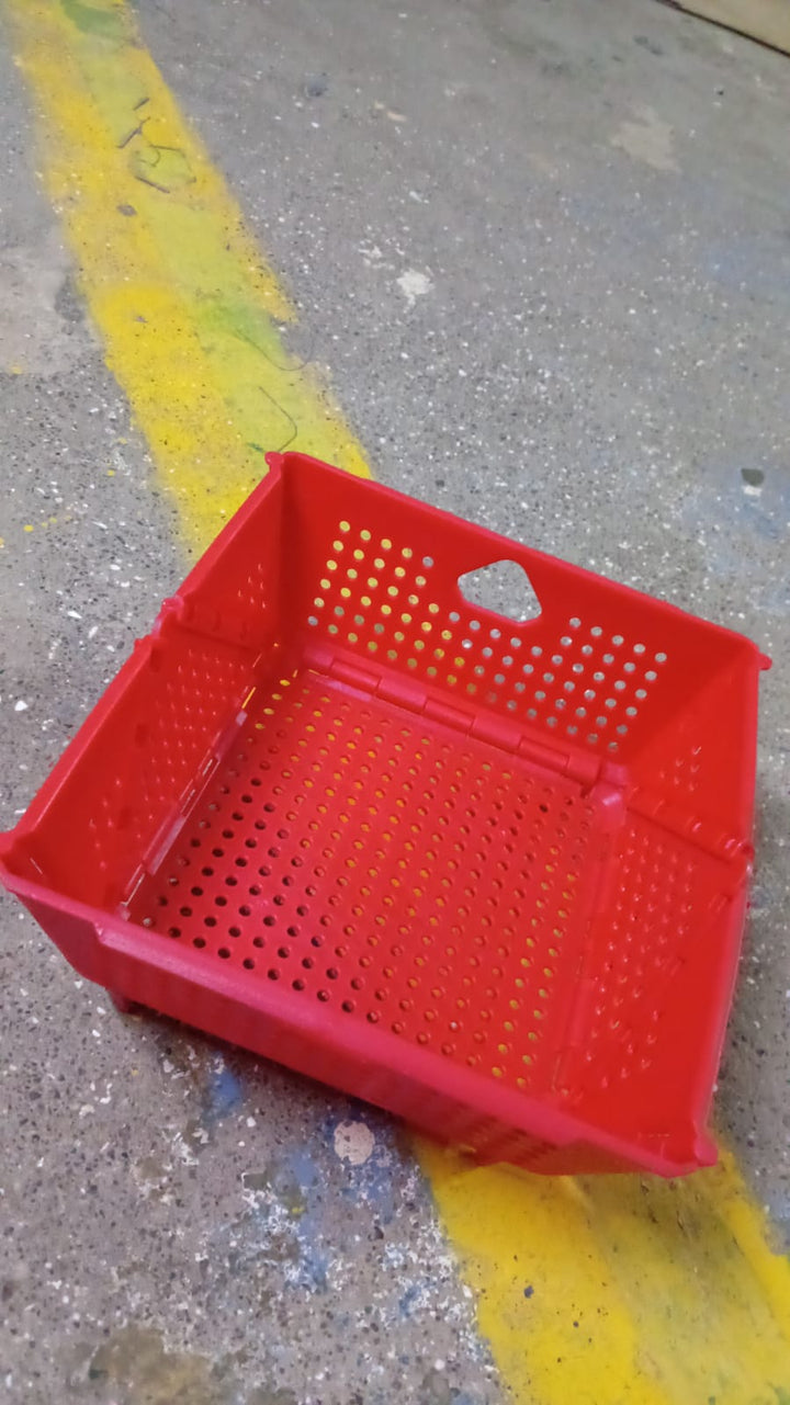 Storage Basket Box with Holes Ventilated Design (23×20 Cm / 1 Pc) - TezCart