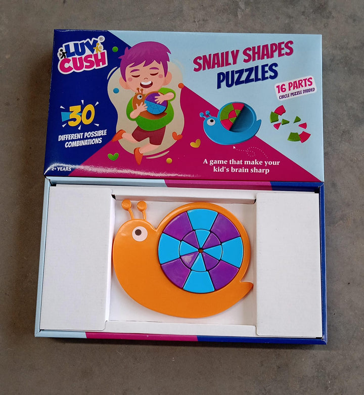 Mini Snail Puzzle – STEM Educational Toy, Puzzle Games for Ages 3-6 (Mix Color) Your Brand