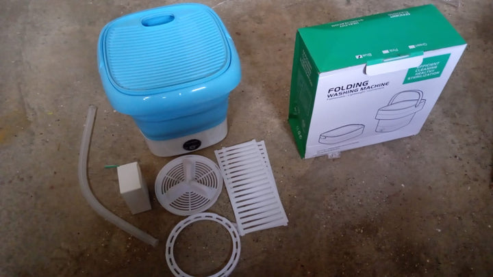 Portable Washing Machine, Mini Folding Washer and Dryer Combo, for Underwear, Socks, Baby Clothes, Travel, Camping, RV, Dorm, Apartment  Your Brand