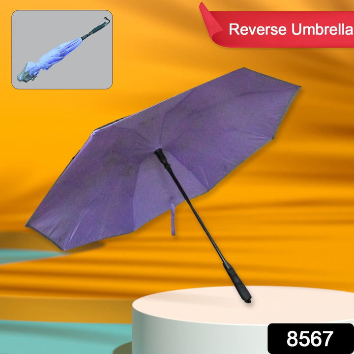 Travel Umbrella Windproof Umbrella Compact Folding Reverse Umbrella Unique Folding Umbrella (1 pc) Your Brand