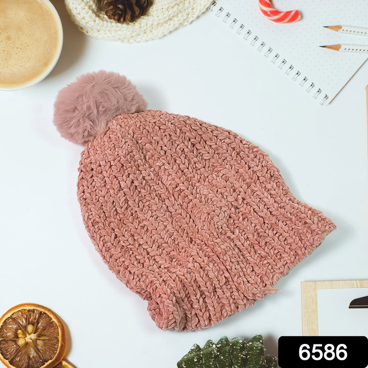 Soft Designing Cap for Girls (1pc) - TezCart