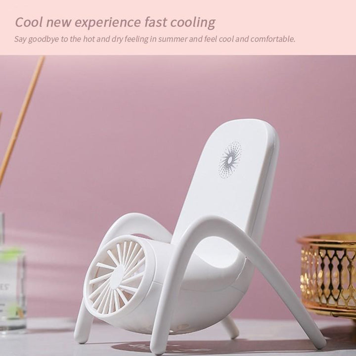 Portable Mobile Phone Holder Fan  Personal Fan Multi- Function Fan Handheld Charging Fan (Battery Not Include) Your Brand