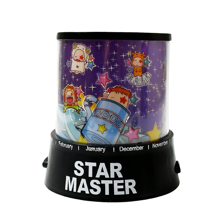 LED Projector Night Light – 3 Battery Lamps with Rotating Music, Ideal for Kids & Home Decor (1 Pc, Battery Not Included) Your Brand