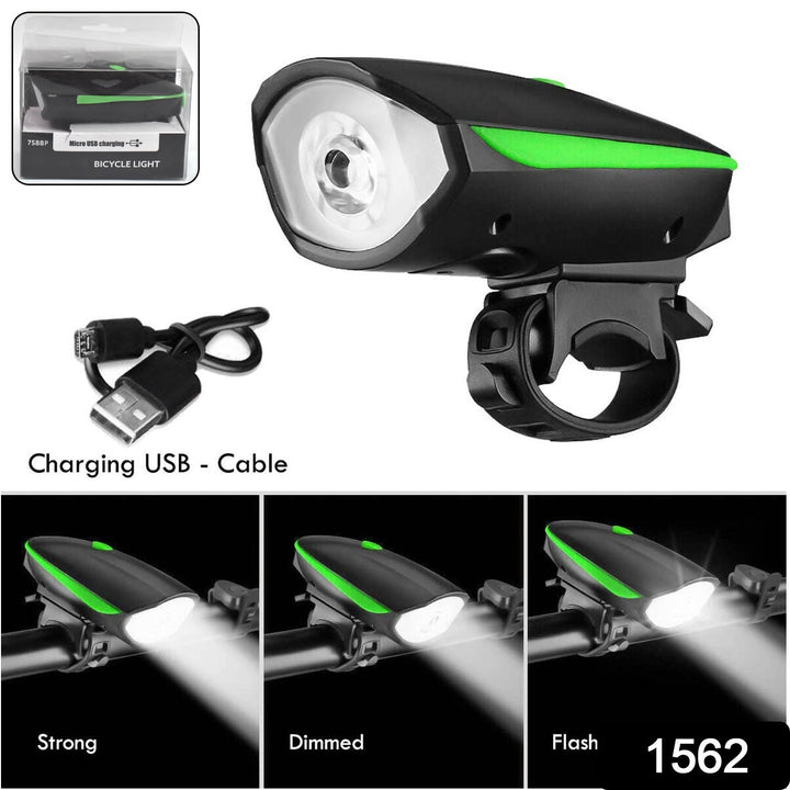 Rechargeable Bicycle LED Bright Light (1 Pc) - TezCart