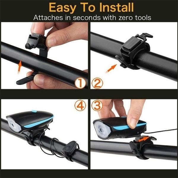 Rechargeable Bicycle LED Bright Light (1 Pc) - TezCart