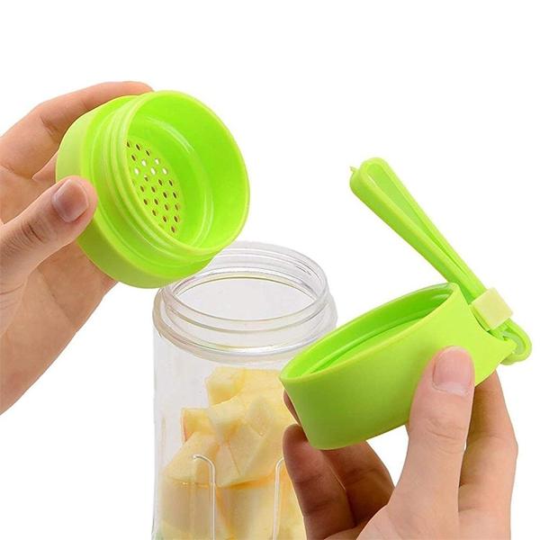 Multi-Purpose Portable USB Electric Juicer 6-Blades, Protein Shaker, Blender Mixer Cup (380 ML) Your Brand