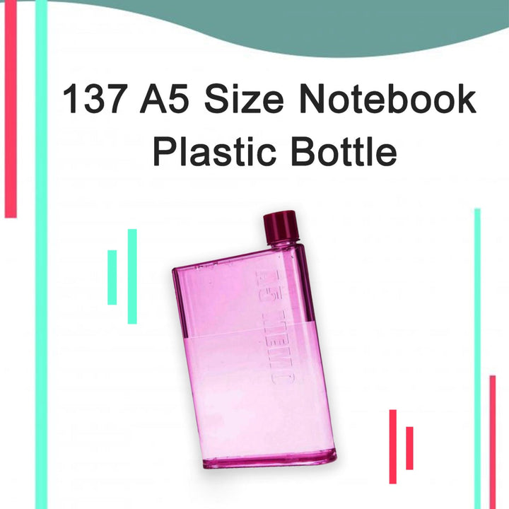 A5 Size Notebook Plastic Bottle (Any Color) Your Brand