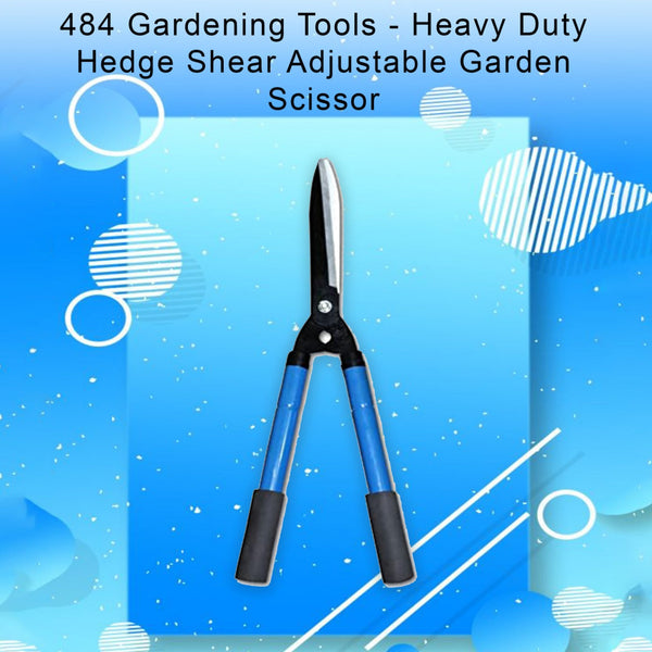 Gardening Tools - Heavy Duty Hedge Shear Adjustable Garden Scissor with Comfort Grip Handle Your Brand