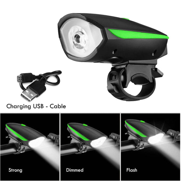 Rechargeable Bicycle LED Bright Light (1 Pc) - TezCart