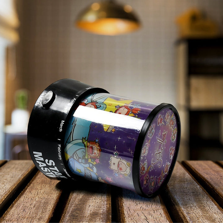 LED Projector Night Light – 3 Battery Lamps with Rotating Music, Ideal for Kids & Home Decor (1 Pc, Battery Not Included) Your Brand