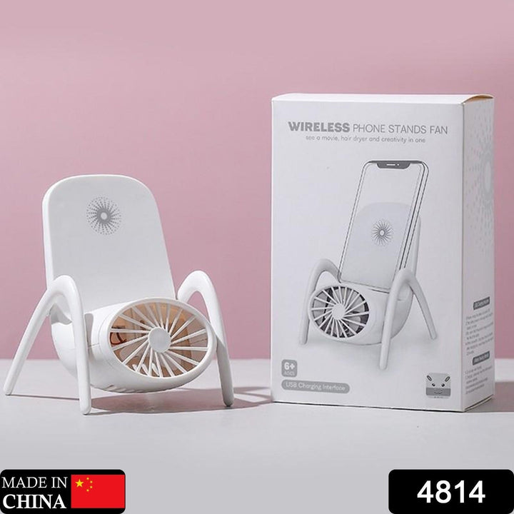 Portable Mobile Phone Holder Fan  Personal Fan Multi- Function Fan Handheld Charging Fan (Battery Not Include) Your Brand