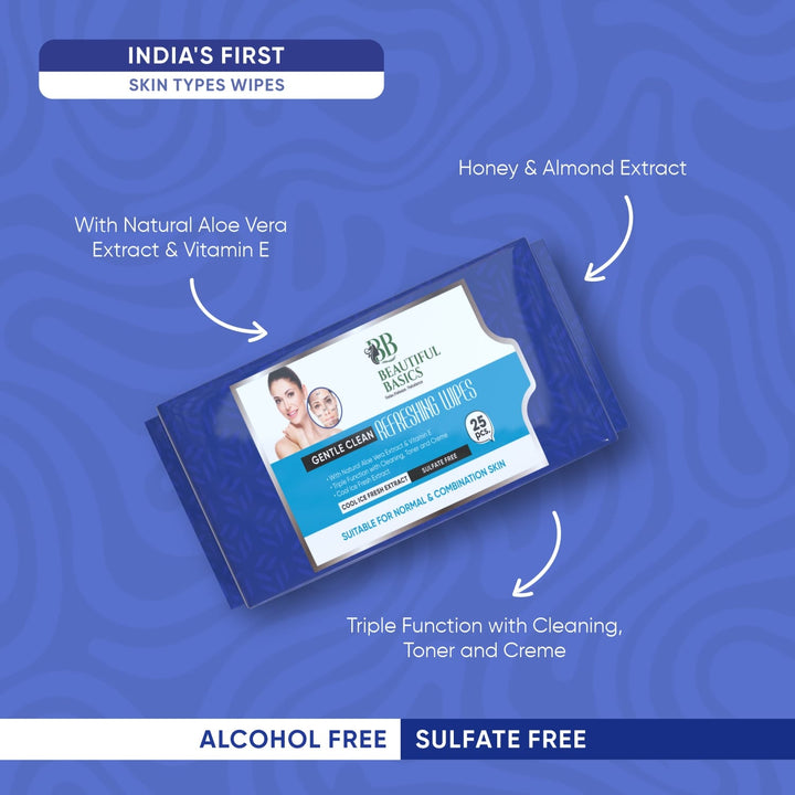 Refreshing Wet Wipes for Face | Facial Cleansing | Refreshing & Skin Hydration| Soothing for skin | pH Balance & Alcohol Free | Nourishing with Fruit extract | 25 Wipes Your Brand