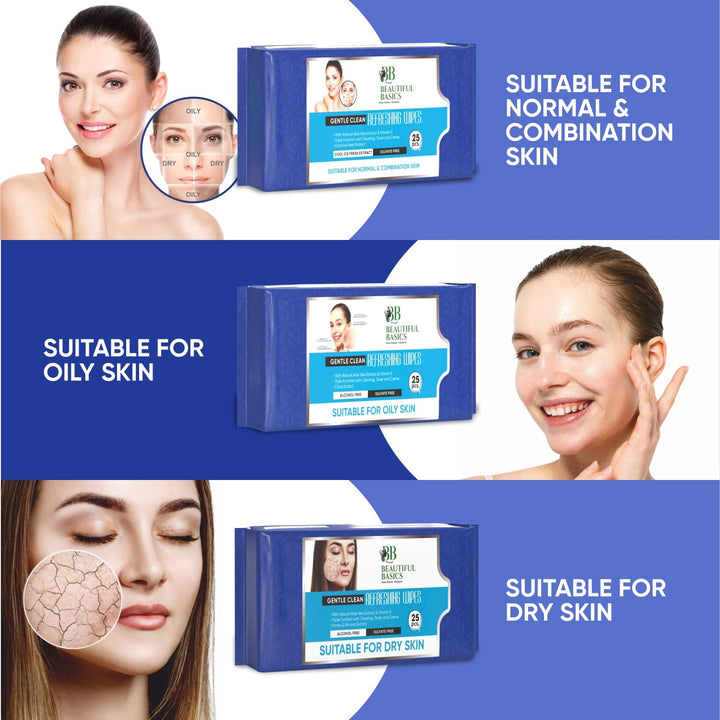 Refreshing Wet Wipes for Face | Facial Cleansing | Refreshing & Skin Hydration| Soothing for skin | pH Balance & Alcohol Free | Nourishing with Fruit extract | 25 Wipes Your Brand