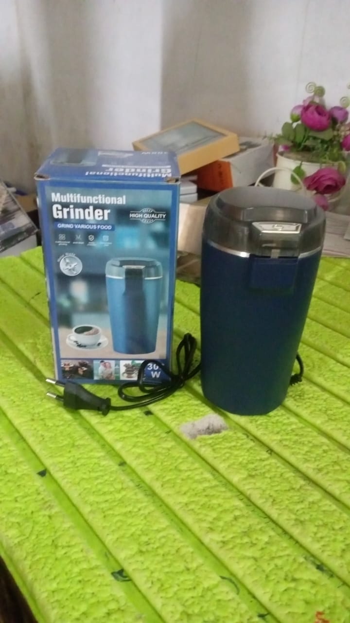Stainless Steel Coffee Grinder Machine 300w (Multi Blades Grinder) - TezCart