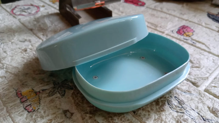 Soap Container, Soap Box Household Kitchen and Bathroom Can Use PP Material Drain Box, Soap Dish, for Bathroom Shower Home Outdoor Camping (1 Pc) Your Brand