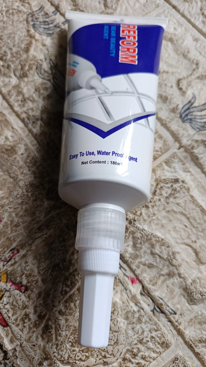 Waterproof Tile Gap / Crack / Grout Filler Water-Resistant Silicone Sealant for DIY Home Sink Gaps / Tiles Gaps / Grouts Repair Filler Tube For Home, Office, Bathroom, Toilets(180 Ml) Your Brand
