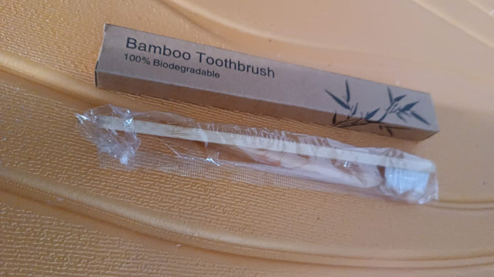 Wooden / Bamboo Brush Toothbrush Ultra Soft Bristles (1 Pc) - TezCart