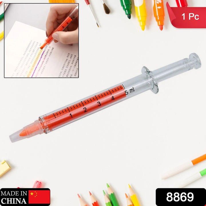 Creative Highlighter Pens Fluorescent Marker For Kids, watercolor highlighter marker pen, Perfect for Bible Study, Classroom and office for Children and Students (1 Pc) Your Brand