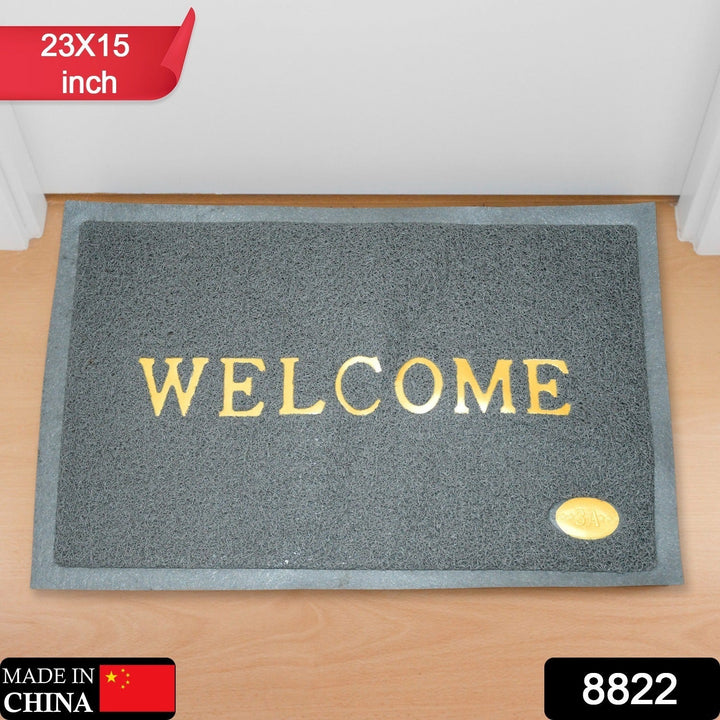 Welcome Door Mat for Home Entrance Outdoor Mat Anti Slip Heavy Duty and Waterproof | Easy to Clean for Entry For Bedroom, Living Room (23x15 Inch) Your Brand