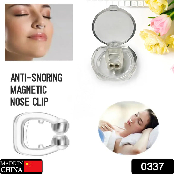 Anti Snore device for men and woman Silicone Magnetic Nose Clip For heavy Snoring sleeper, Snore Stopper, Anti Snoring Device (1 Pc) - TezCart