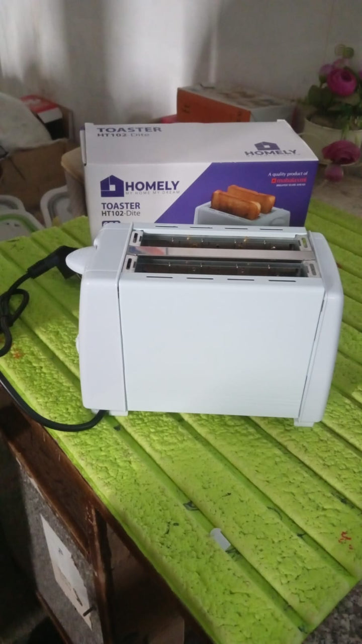 Electric Toaster Machine, Multifunctional Automatic Bread Machine (650 Watt / 1 Pc) - TezCart