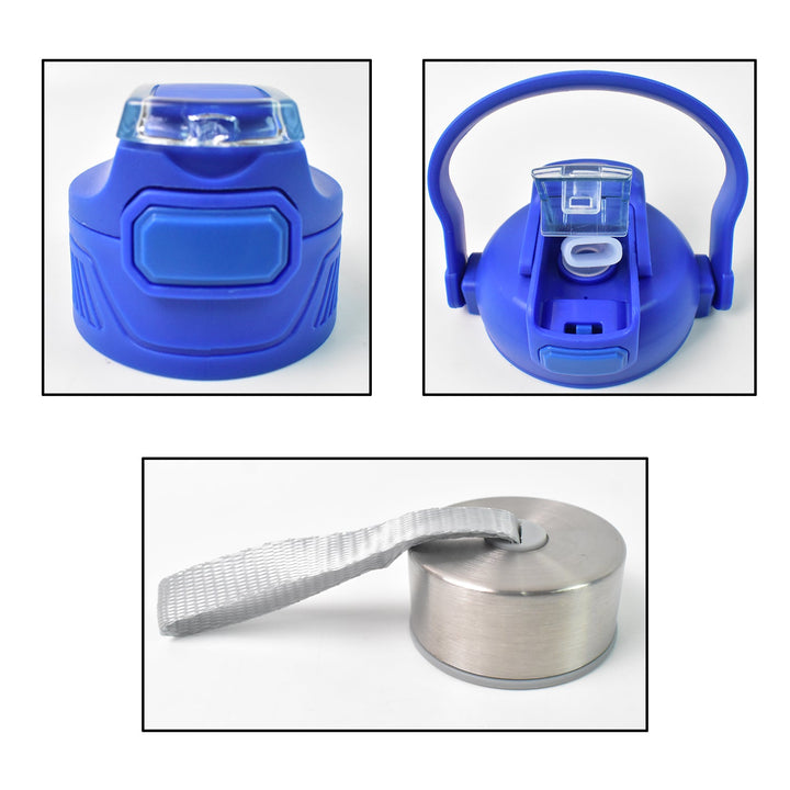 Plastic Water Bottle, 3 Different Size Bottle (3 Pc Set / With Straw & Sticker) - TezCart