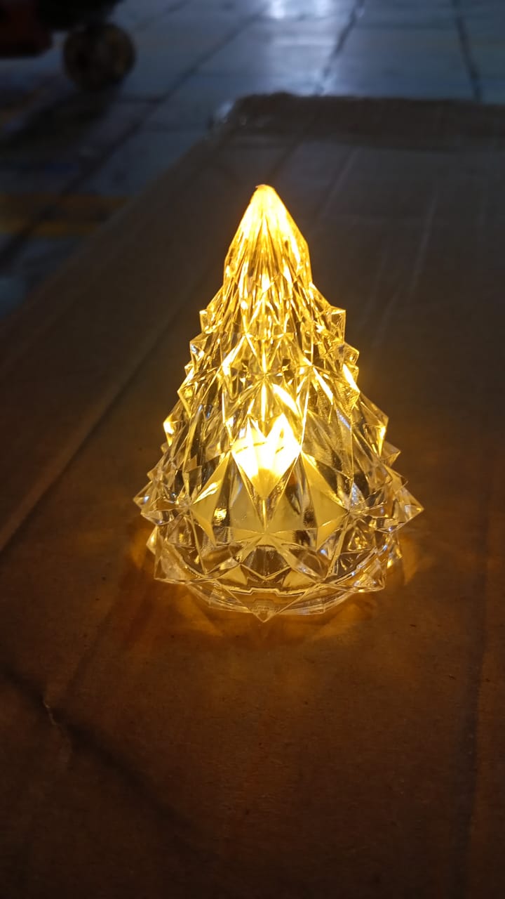 Iceberg / Pyramid Candlelight Tea Light (1 Pc) - TezCart