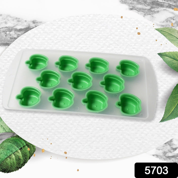 Silicone Mold Ice Cube Tray Creative Sweet Multi Type Ice Tray , Ice Cube Trays Multi Fruit Shape Ice Tray (1 Pc) Your Brand