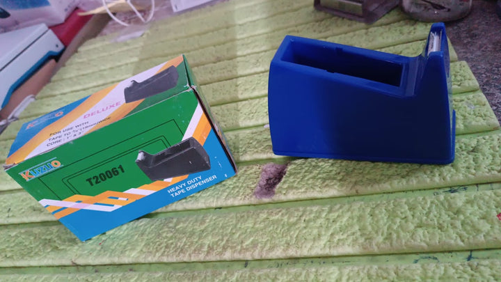 Plastic Tape Dispenser Cutter for Home Office use (1 pc / Big / Mix Color) - TezCart