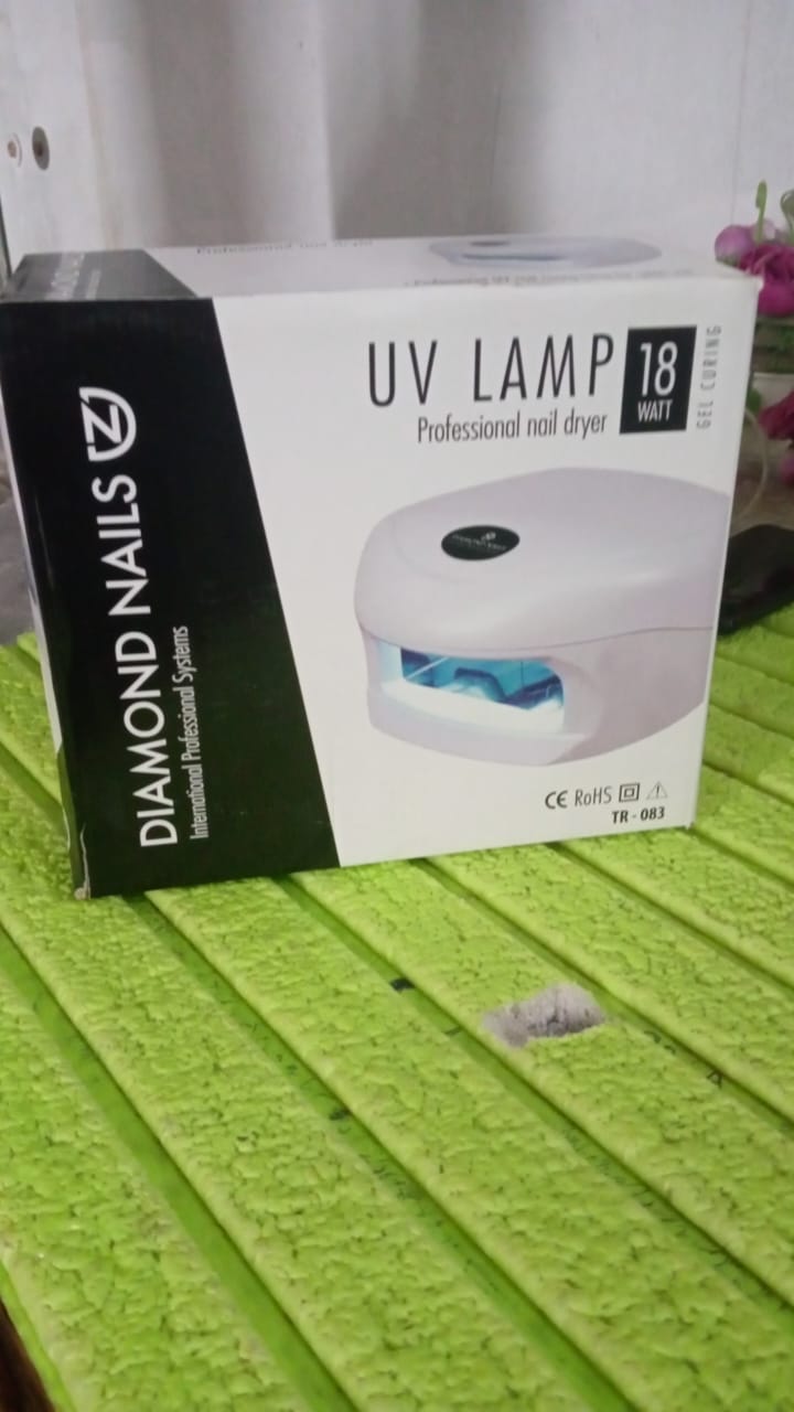 18W LED UV Lamp Nail Dryer Gel Nail Lamp Nail Polish Curing Lamp (1 Pc) - TezCart