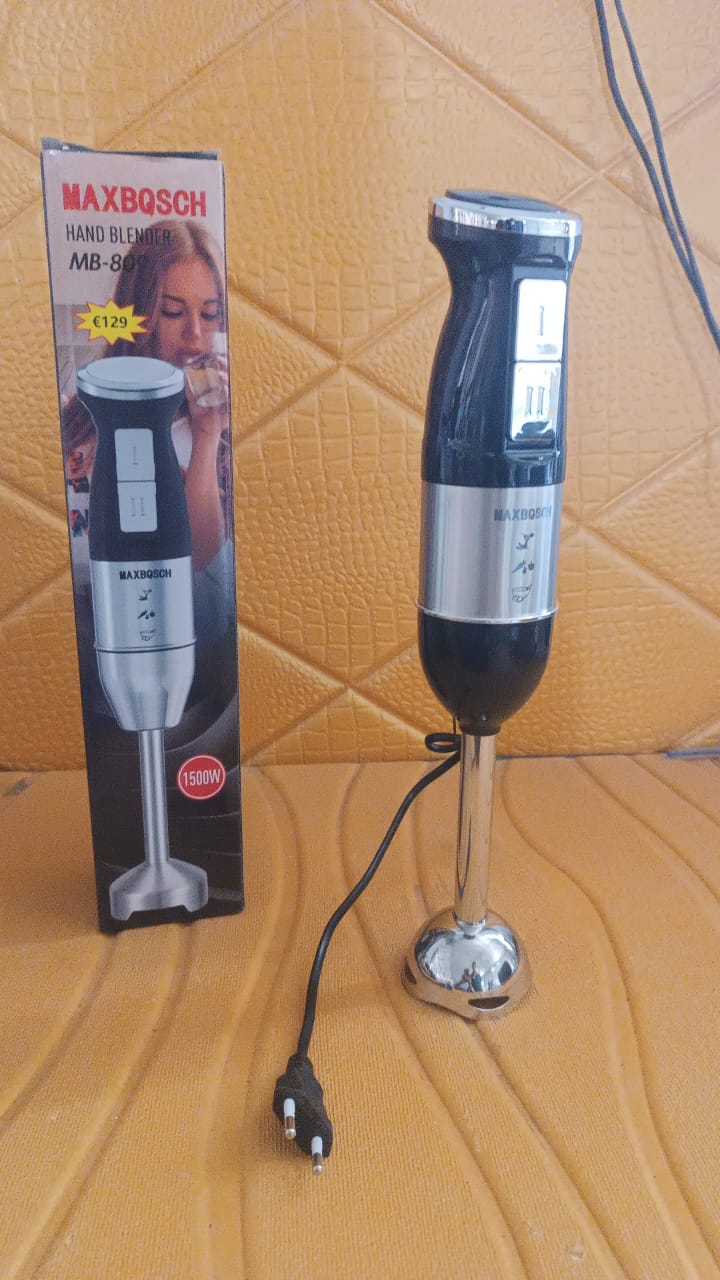 Stainless Steel Handheld Emulsion Blender With Four-blade Blade (1500W / 1 Pc) your brand