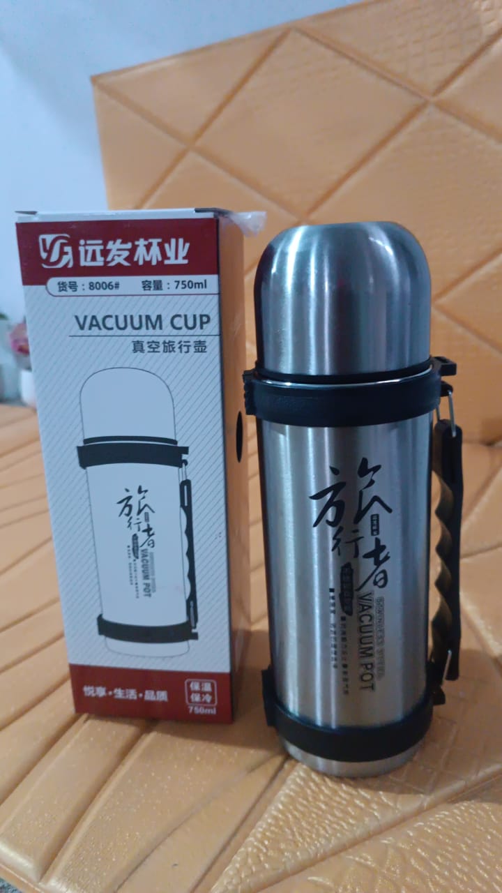 Portable Stainless Steel Coffee Tea Vacuum Flask Bottle (750ml / 1 Pc) - TezCart