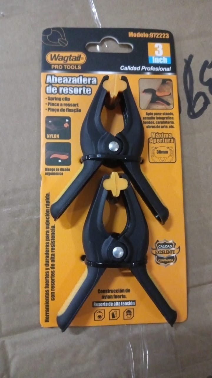 3 inch Heavy Duty Clips Clamp Spring Clamps Clip Fixture (2 Pc Set) Your Brand