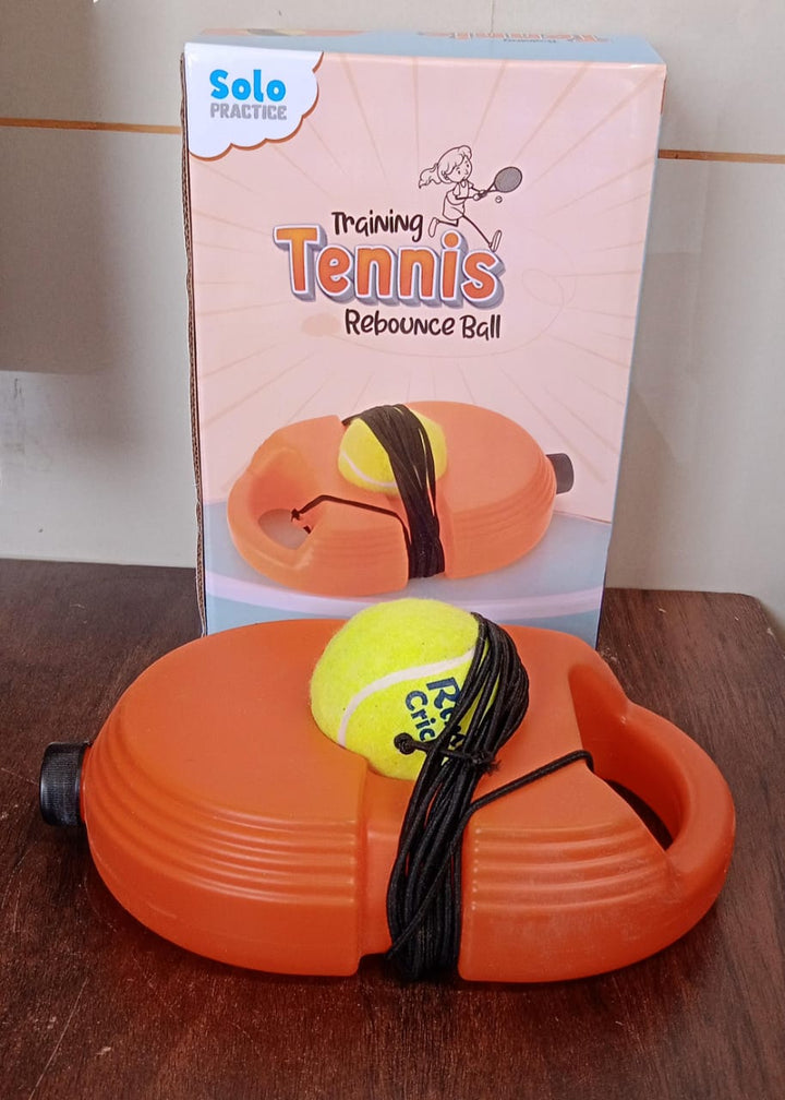Tennis Trainer Rebound Ball with String, Convenient Tennis Training Gear, Tennis Practice Device Base for Kids Adults Your Brand