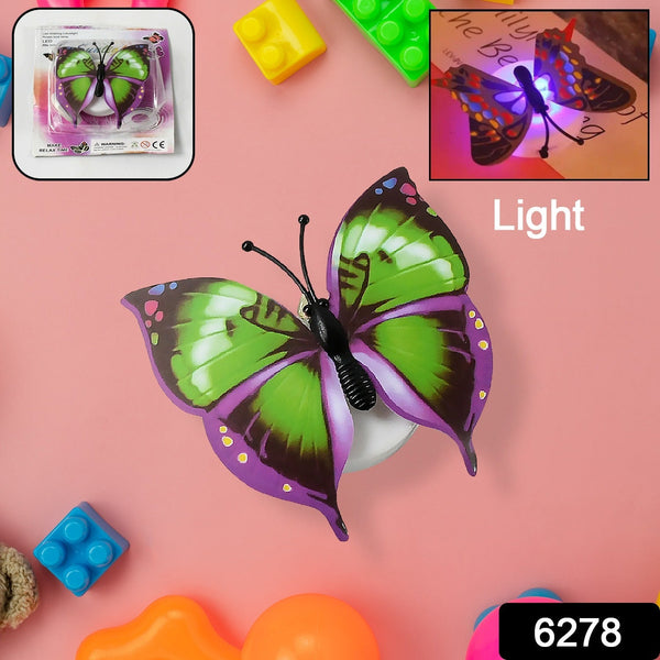 The Butterfly 3D Night Lamp Comes with 3D Illusion Design Suitable for Drawing Room, Lobby. - TezCart