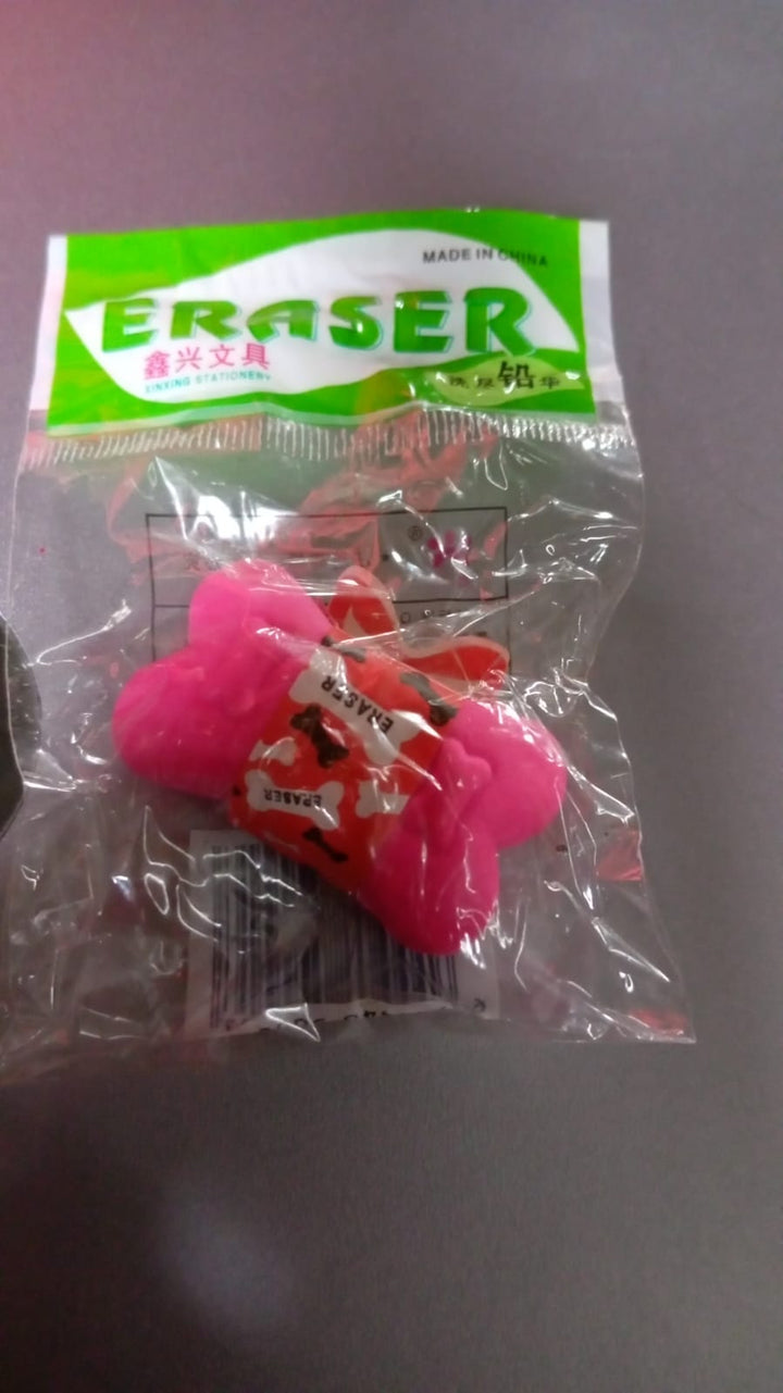 Bone Erasers Cartoon Eraser (1 Pc / Mix Colour) Your Brand