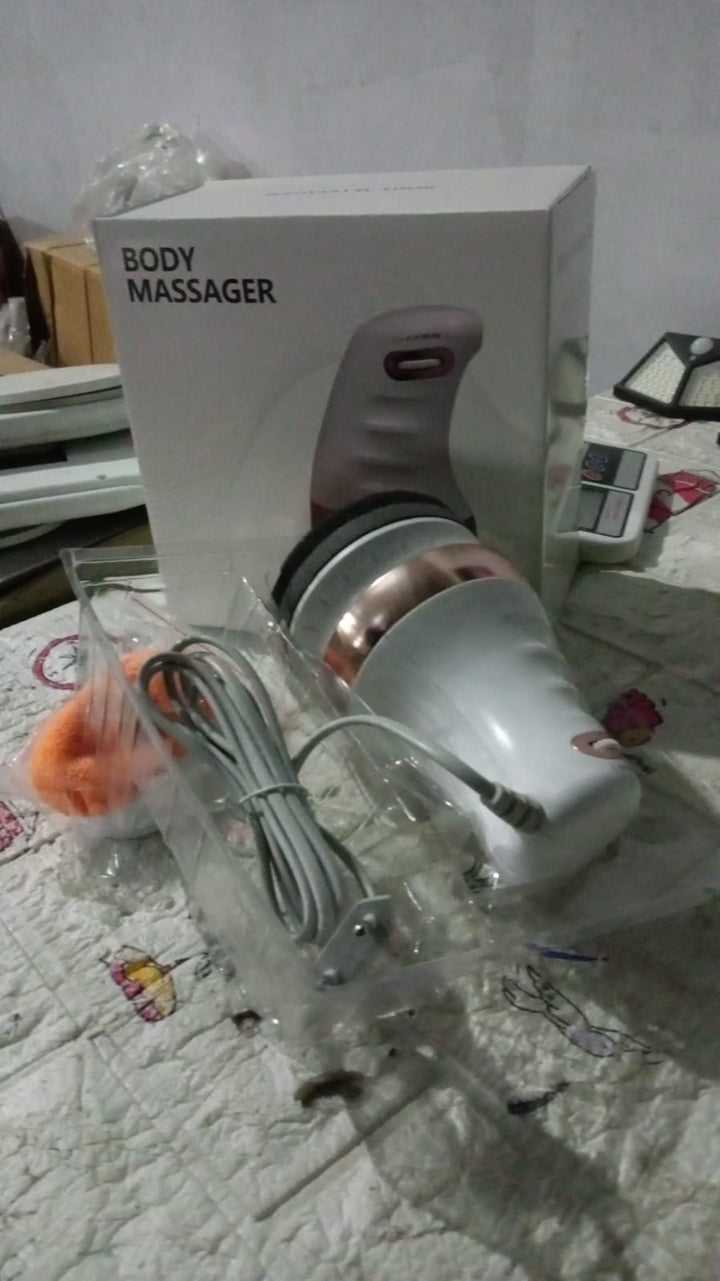 Body Massager Shaping Machine | Body Sculpting Massager with 3 Washable Pads |Adjustable Speeds | Electric Handheld Massager for Belly, Waist, Legs, Arms, Butt (1 Pc) Your Brand
