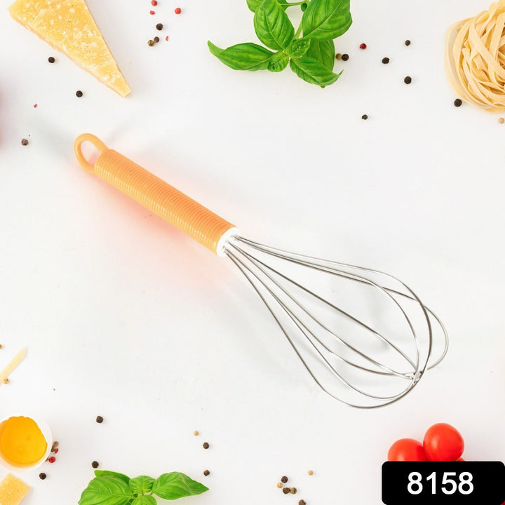 Manual Whisk Mixer Stainless Steel Whisk, Cream Whisk, Flour Mixer, Rotary Egg Mixer, Kitchen Baking Tool (16 Cm) Your Brand