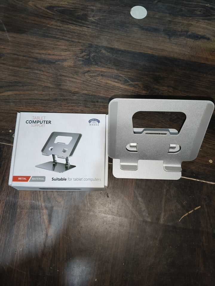 Tablet Stand Metal Alloy Adjustable Bracket, Suitable For tablet Computers for Desk Ergonomic Foldable Metal Tablet Holder/Tablets/Mobile Phones Your Brand