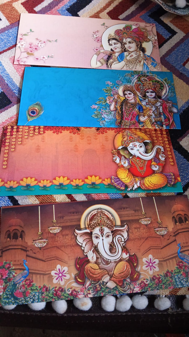 Wedding Gift Envelopes Gift Card (1 Pc / Multicolour / Design) Your Brand