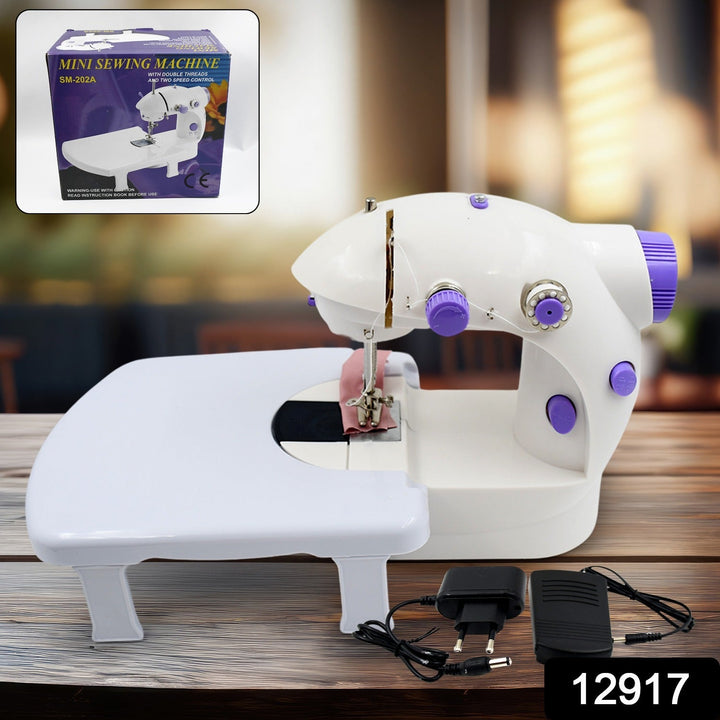 Home Tailoring Sewing Machine With Extension Table Set, Foot Pedal, Adapter Mini Electric Silai Machine, Portable Stitching Machine/Tailoring Machine Your Brand