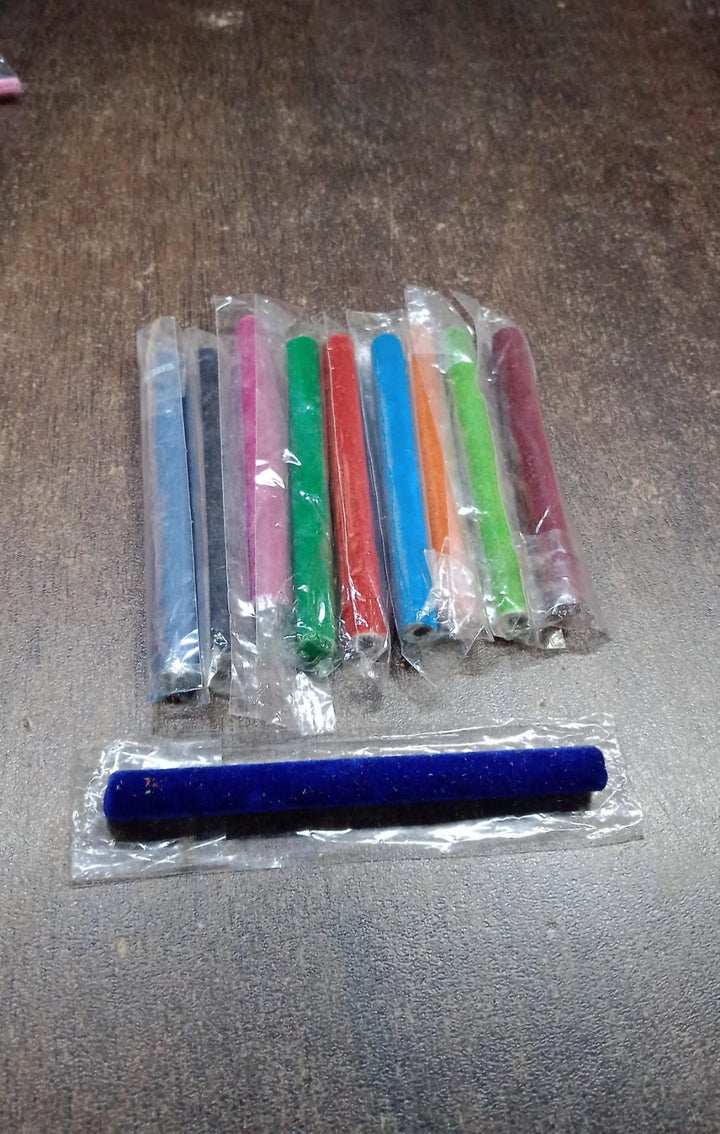 Small Velvet Pencil (1 Pc / Mix Color & Design) - TezCart