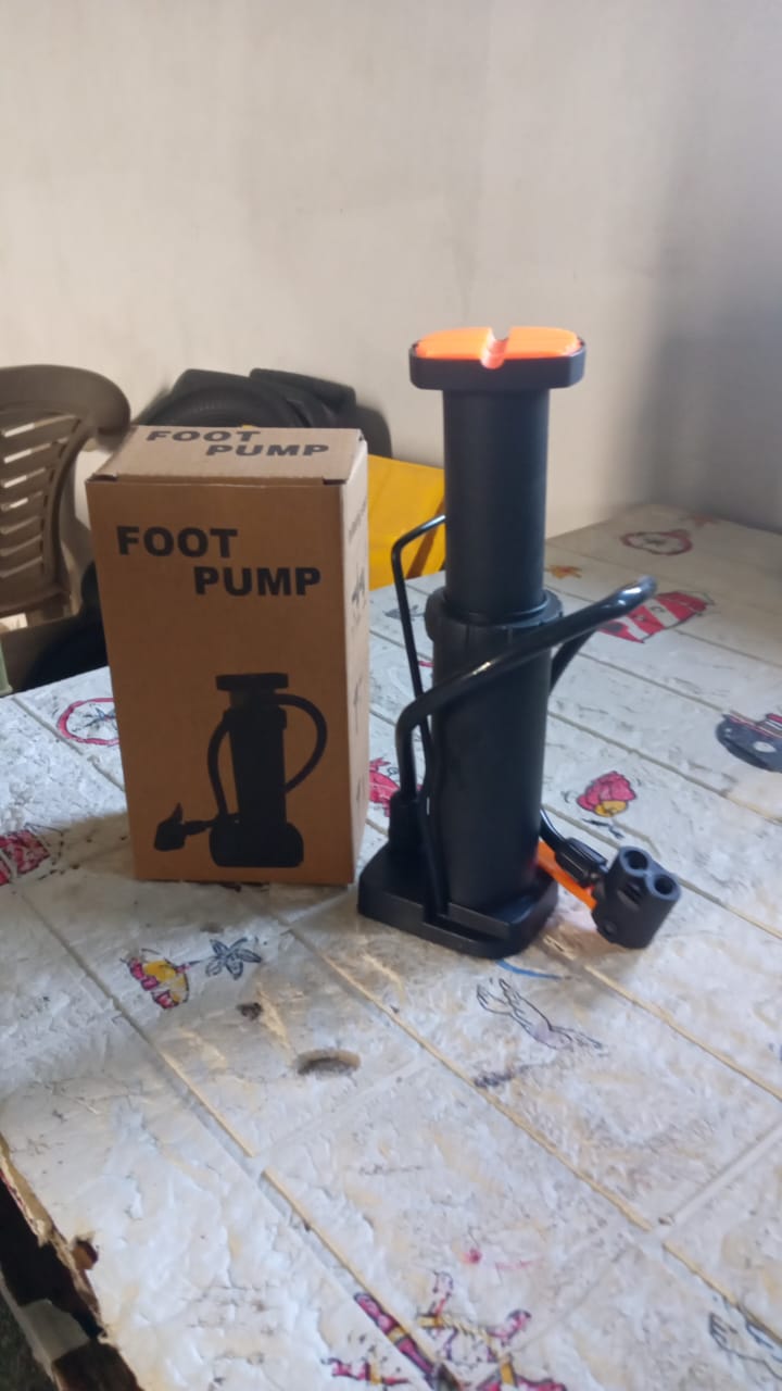 Portable Mini Foot Pump for Bicycle, Bike, and Car Your Brand