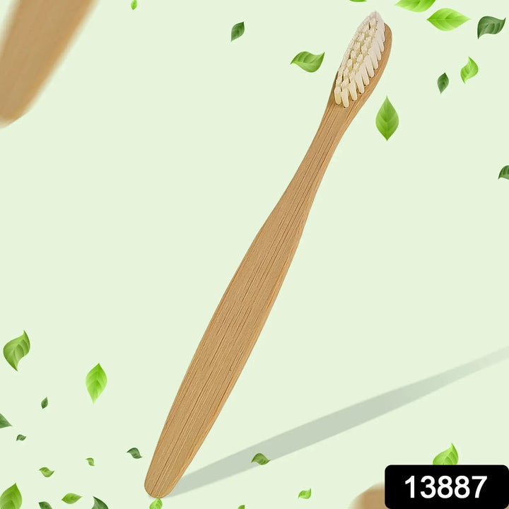 Wooden / Bamboo Brush Toothbrush Ultra Soft Bristles (1 Pc) - TezCart