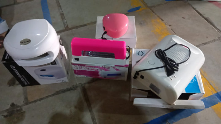 LED UV Lamp Nail Dryer Gel Nail Lamp Nail Polish Curing Lamp (1 Pc / Mix Design) - TezCart