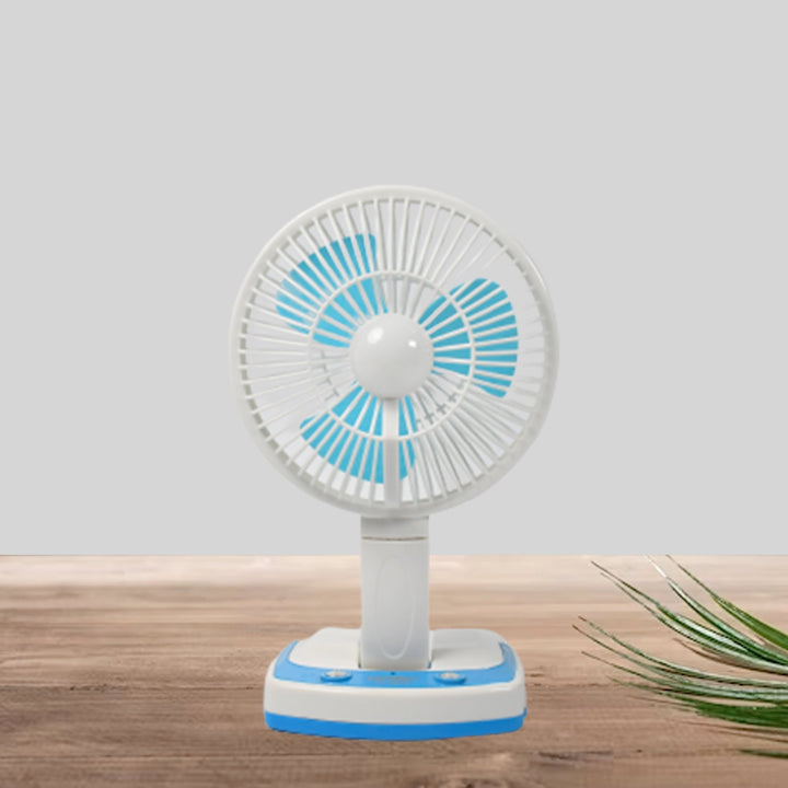 6002 PORTABLE LED LIGHT WITH MINI FAN- YJ 5570 DeoDap