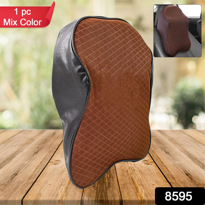Car Neck Pillow Car Neck Headrest Pillow Memory Foam Car Accessories Cushion Car Seat Head Support Neck Protector Car Seat Neck Pillow, for Driving (1 Pc / Mix Color) Your Brand