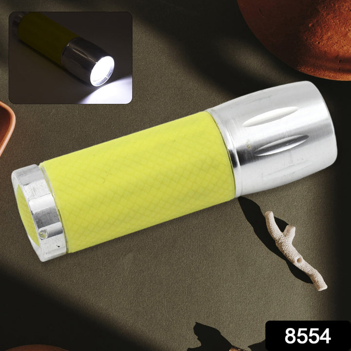 Portable Mini Torch / Flashlight LED Powerful High Lumens Pen Light Easy To Carry, Portable Pocket Compact Torch for Emergency 3 Battery operated (Battery not included / 1 pc) Your Brand